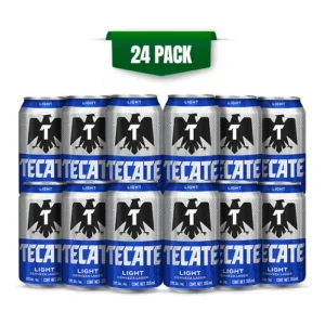 Cerveza Clara Tecate Light 24 Latas 355 ml
