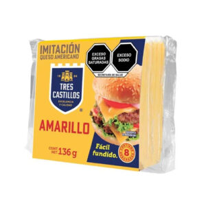 Queso Amarillo Tres Castillo 136 GR