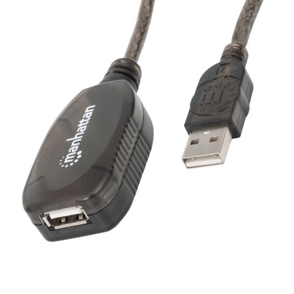 CABLE USB,MANHATTAN,150958, V2.0 EXT. ACTIVA 20.0M NEGRO - Image 4