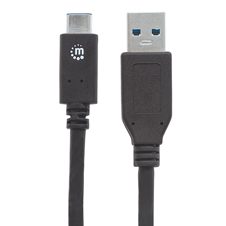 CABLE USB,MANHATTAN,354981,-C V3.1, C-A 3.0M NEGRO - Image 2