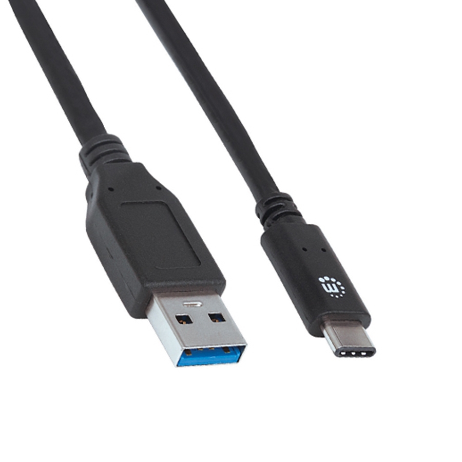 CABLE USB,MANHATTAN,354981,-C V3.1, C-A 3.0M NEGRO - Image 3