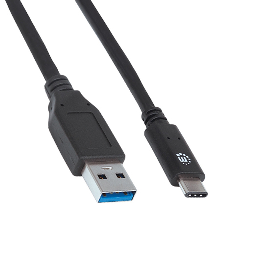 CABLE USB,MANHATTAN,354974,-C V3.1, C-A 2.0M NEGRO - Image 3