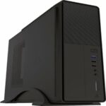 GABINETE ACTECK BROOK / MINI TORRE SLIM / MICRO ATX, MINI ITX / FUENTE SFX 500W / METAL / NEGRO / AC-922760