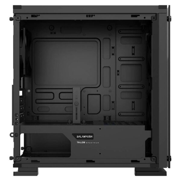 GABINETE GAMER BALAMRUSH TALOS / MICRO TORRE / MICRO ATX, MINI ITX / VENTILADOR RGB / PANEL CRISTAL TEMPLADO, METAL / NEGRO / BR-922968 - Image 3
