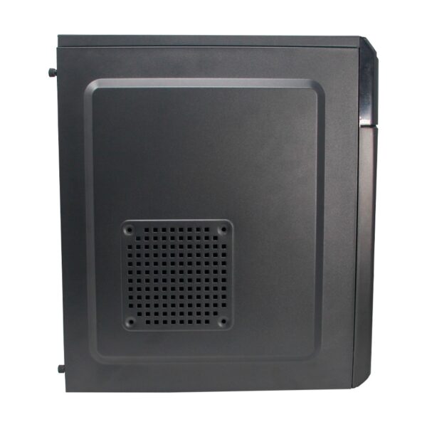 GABINETE MEDIA TORRE QUARONI, FORMATO ATX/ MICRO ATX /MINI ITX/ USB 2.0, FUENTE DE PODER INCUIDA 500W,COLOR NEGRO ACABADO LISO BOTON ENCENDIDO TRIANGULO - Image 2