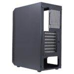 GABINETE GAMER. NEGRO/ OCELOT/ ATX/ PANEL FRONTAL Y LATERAL CRISTAL TEMPLADO/ 5 BAHIAS DE ALMACENAMIENTO/ ESPACIO PARA 8 VENTILADORES DE 120MM /SOPORTA GPU HASTA 285MM