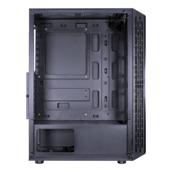 GABINETE GAMER. NEGRO/ OCELOT/ ATX/ PANEL FRONTAL Y LATERAL CRISTAL TEMPLADO/ 5 BAHIAS DE ALMACENAMIENTO/ ESPACIO PARA 8 VENTILADORES DE 120MM /SOPORTA GPU HASTA 285MM - Image 17