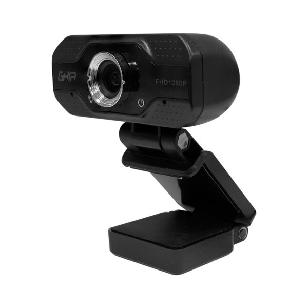 CAMARA WEB GHIA FULL HD 1080P, MICROFONO INTEGRADO VIA USB 2.0, BASE AJUSTABLE, COLOR NEGRO - Image 3