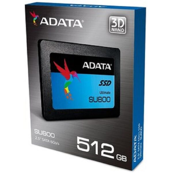 UNIDAD DE ESTADO SOLIDO SSD INTERNO 512GB ADATA SU800 2.5 SATA3 LECT. 560 ESCRIT. 520 MBS 7MM PC LAPTOP MINIPC ALTO RENDIMIENTO 3DNAND (ASU800SS-512GT-C) - Image 2