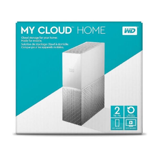 DISCO DURO EXTERNO WD MY CLOUD HOME 2TB 3.5 ESCRITORIO ETHERNET USB3.0 EXP BLANCO WINDOWS MAC BACKUP ENCRIPTACION WDBVXC0020HWT-NESN - Image 3