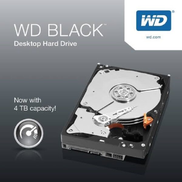 DISCO DURO INTERNO WD BLACK 4TB 3.5 ESCRITORIO SATA3 6GB/S 256MB 7200RPM GAMER/ALTO RENDIMIENTO WD4005FZBX - Image 4