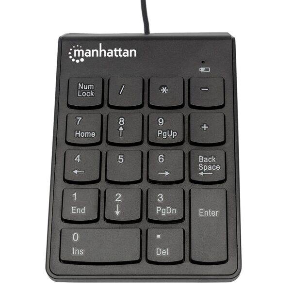 TECLADO,MANHATTAN,176354, NUMERICO USB NEGRO - Image 2
