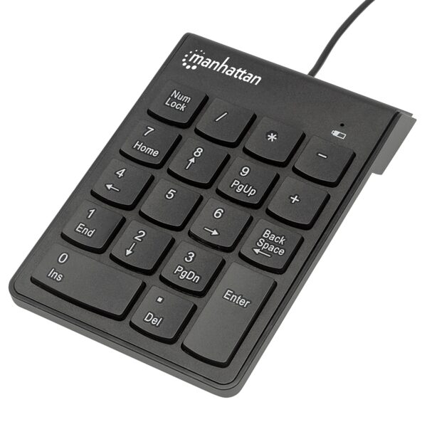 TECLADO,MANHATTAN,176354, NUMERICO USB NEGRO - Image 3