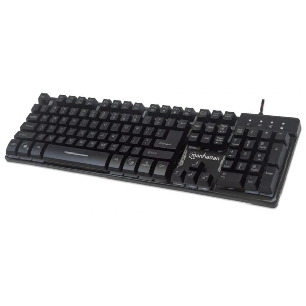 TECLADO GAMING,MANHATTAN,178457, USB 19 TECLAS MULTIMEDIA, C/LUZ