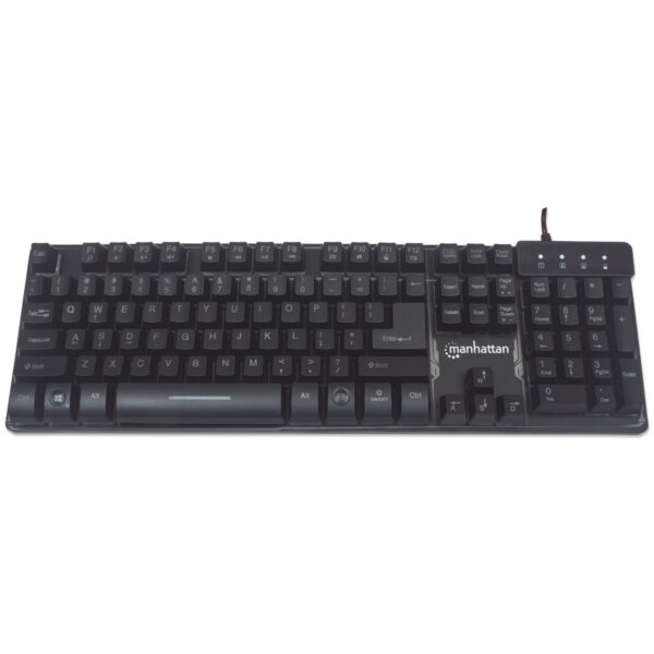 TECLADO GAMING,MANHATTAN,178457, USB 19 TECLAS MULTIMEDIA, C/LUZ - Image 2