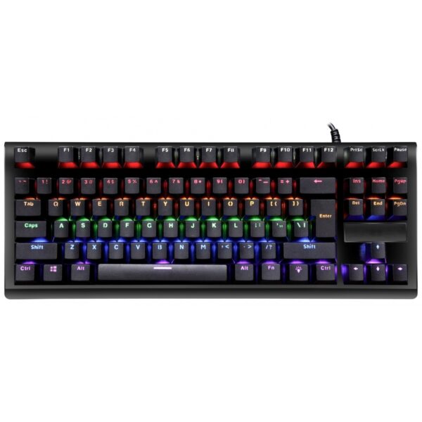 TECLADO MECANICO OCELOT/ALAMBRICO/SWITCH AZUL/PLASTICO/RGB/ NEGRO/ COLORES AJUSTABLES/PLUG PLAY/GAMER - Image 2