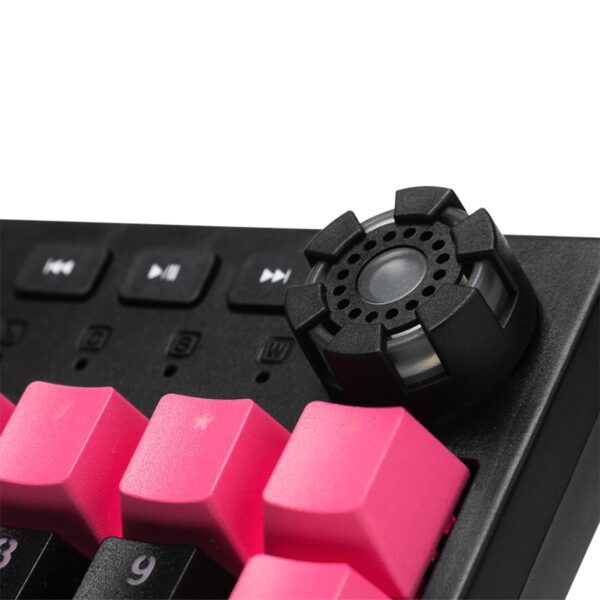 TECLADO MECANICO EXTENDIDO OCELOT/ALAMBRICO/ILUMINACION TIPO RGB CUBIERTA DE ABS/COLOR NEGRO CON ROSA/GAMER - Image 8