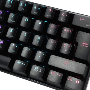 TECLADO MECANICO OCELOT/FORMA 60/ALAMBRICO/PLASTICO/ILUMINACION TIPO RGB/GAMER