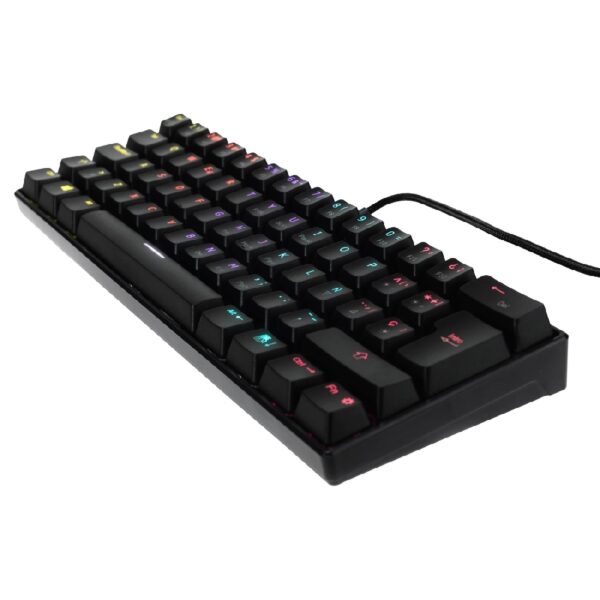 TECLADO MECANICO OCELOT/FORMA 60/ALAMBRICO/PLASTICO/ILUMINACION TIPO RGB/GAMER - Image 2