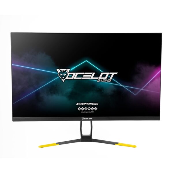 MONITOR GAMER/ OCELOT / NEGRO / 27 PULGADAS PLANO /FRAMELESS/ FULL HD /1920X1080 / 144HZ /3 PUERTOS HDMI 1 PUERTO DP/ COMPATIBLE FREESYNC / TIEMPO DE RESPUESTA 1-2 MS/ COMPATIBLE SOPORTE VESA - Image 3
