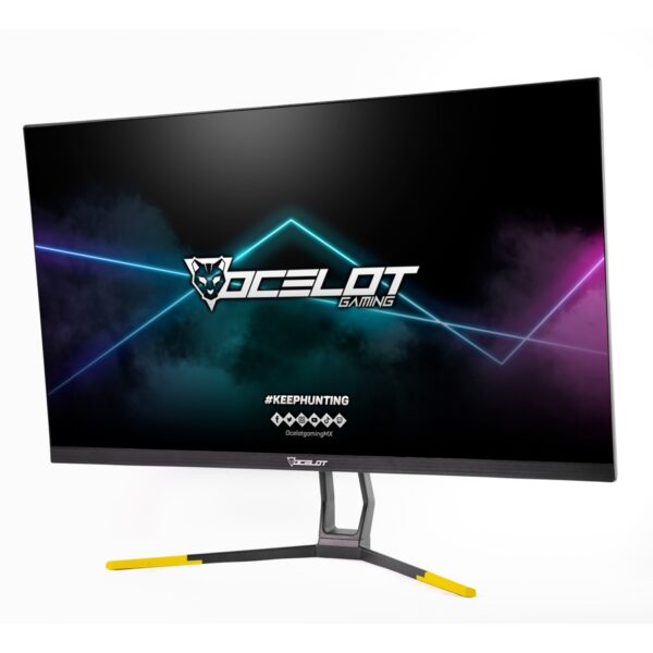 MONITOR GAMER/ OCELOT / NEGRO / 27 PULGADAS PLANO /FRAMELESS/ FULL HD /1920X1080 / 144HZ /3 PUERTOS HDMI 1 PUERTO DP/ COMPATIBLE FREESYNC / TIEMPO DE RESPUESTA 1-2 MS/ COMPATIBLE SOPORTE VESA - Image 5