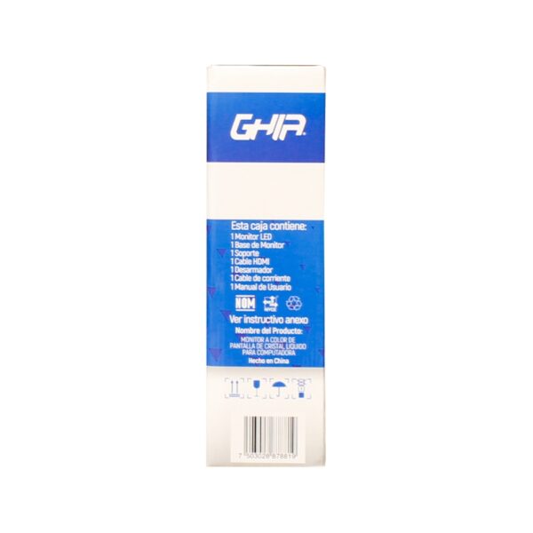 MONITOR GHIA / 19.5 PULG / LED / TN / HD 1600 X 900 / 60 HZ / VGA / HDMI - Image 3