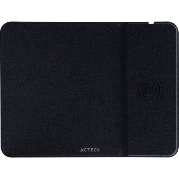 KIT ACTECK CREATOR AX90 / MOUSE INALAMBRICO Y MOUSEPAD CARGA INALAMBRICA / 1600 DPI / RECEPTOR USB / TECNOLOGIA QI / NEGRO / AC-923132 - Image 2