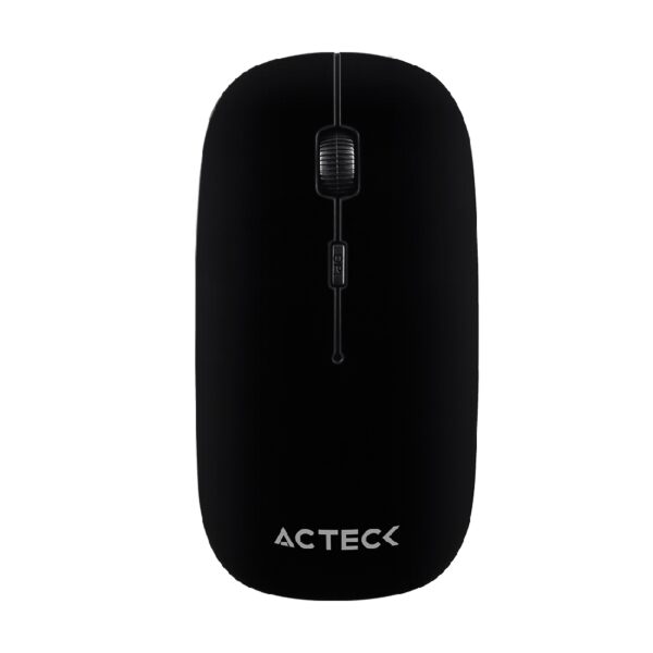 MOUSE ACTECK OPTIMIZE MI240 / INALAMBRICO / RECEPTOR USB / OPTICO / 1600 DPI AJUSTABLE / NEGRO / AC-928885 - Image 2