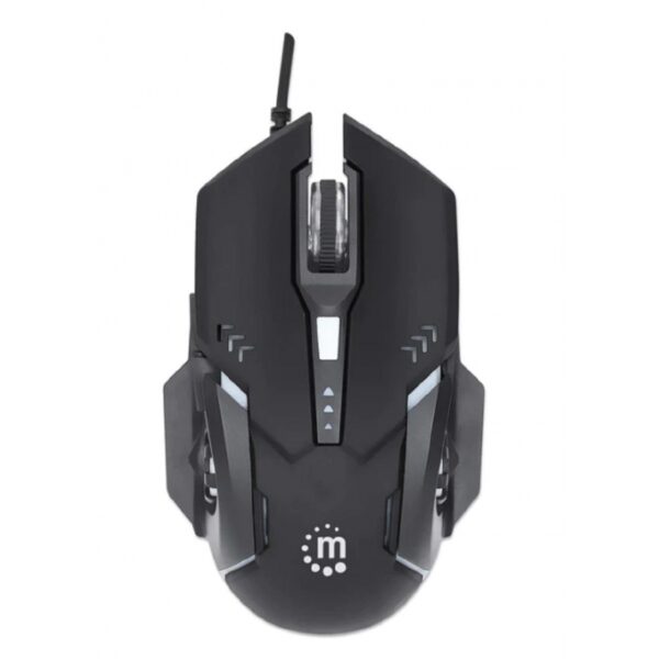 MOUSE OPTICO,MANHATTAN,179256, GAMING 6 BOTONES, NEGRO - Image 4