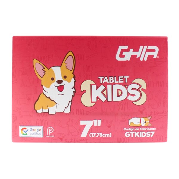 TABLET GHIA 7 KIDS/A50 QUADCORE/1GB RAM/16GB /2CAM/WIFI/BLUETOOTH/2500MAH/ANDROID 9 /PERRITO - Image 16