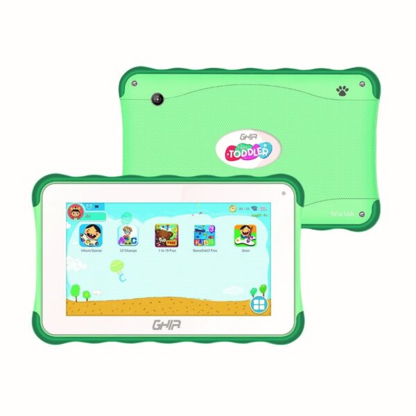 TABLET GHIA 7 TODDLER /A133 QUADCORE/1GB RAM/16GB /2CAM/WIFI/BLUETOOTH/2500MAH/ANDROID 11 GO/VERDE - Image 7