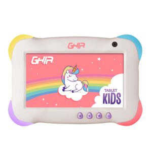 TABLET GHIA KIDS 7 PULG/A133 QUADCORE/2GB RAM/32GB /2CAM/WIFI/BLUETOOTH/2500MAH/ANDROID 13 GO /VIOLETA