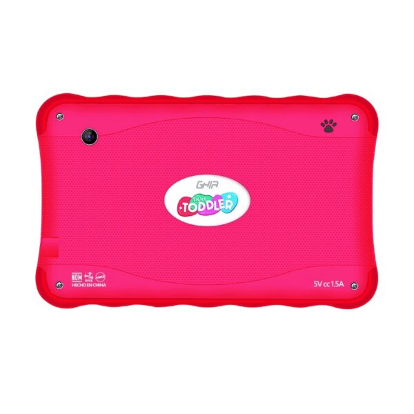TABLET GHIA TODDLER 7 PULG/A133 QUADCORE/2GB RAM/32GB ROM /2CAM/WIFI/BLUETOOTH/2500MAH/ANDROID 11 GO /ROJA - Image 7