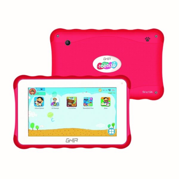 TABLET GHIA TODDLER 7 PULG/A133 QUADCORE/2GB RAM/32GB ROM /2CAM/WIFI/BLUETOOTH/2500MAH/ANDROID 11 GO /ROJA - Image 8
