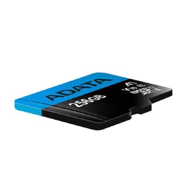 MEMORIA ADATA MICRO SDHC/SDXC 256GB UHS-I 100MB/25MB CLASE 10 V10 A1 C/ADAPTADOR (AUSDX256GUICL10A1-RA1) - Image 2