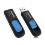 MEMORIA ADATA 128GB USB 3.2 UV128 RETRACTIL NEGRO-AZUL (AUV128-128G-RBE)
