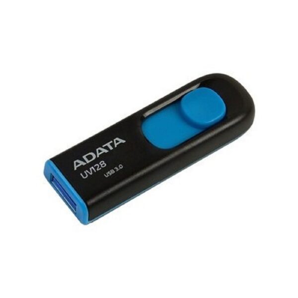 MEMORIA ADATA 128GB USB 3.2 UV128 RETRACTIL NEGRO-AZUL (AUV128-128G-RBE) - Image 3