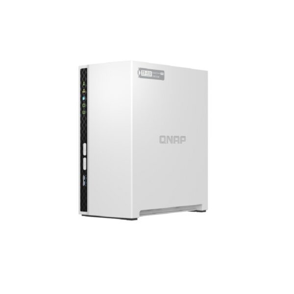 NAS QNAP TS-233 /2 BAHIAS SATA HDD 3,5/ NUCLEO CUADRUPLE 2.0GHZ/2GB DE RAM/1 PTO GBE/USB 2.0 X2/ HOTSWAP/ NO INCLUYE DISCOS/ HASTA 32TB - Image 2