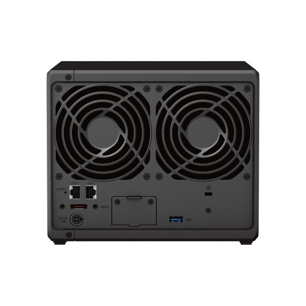 NAS SYNOLOGY DS923+ /4 BAHIAS DOBEL NUCLEO HASTA 3.1GHZ/ HASTA 72 TB, 4GB DDR4 AMPLIABLE HASTA 32GB/ 2 PTOS LAN GIGABIT/USB 3.2 X 2/ HOT SWAP/ SOPORTA M.2 2280 NVME/ NO INCLUYE DISCOS AMD RYZEN R1600