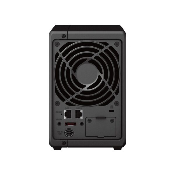 NAS SYNOLOGY DS723+ /2 BAHIAS NUCLEO DOBLE HASTA 3.1 GHZ, 2 PTO LAN GIGA, USB 3.2 X2/ 2 GB DDR4/ HOT-SWAP/SOPORTA 36 TB HASTA 126TB/ SOPORTA M.2 2280/ NO INCLUYE DISCOS/ AMD RYZEN R1600