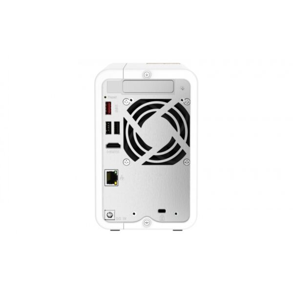 NAS QNAP TS-262-4G /2 BAHIAS NUCLEO DOBLE HASTA 2.9 GHZ, 4 GB EN RAM, /1 LAN 2,5 GBE/USB 3.2 X2/SATA/HOT-SWAP/ SIN DISCOS/HASTA 40 TB/ INTEL CELERON N4505 - Image 3