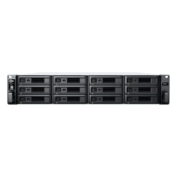 NAS SYNOLOGY RS2423RP+ / 12 BAHIAS/ FUENTE REDUNDANTE/ NUCLEO CUDRUPLE 3.3GHZ/8GB DDR4/ HASTA 216 TB/ LAN GIGABIT X2/ LAN 10GBE X1/ USB 3.2 X2/HOTSWAP/ AMD RYZEN V1780B - Image 3