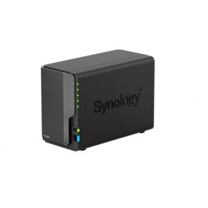 NAS SYNOLOGY DS224+ /2 BAHIAS NUCLEO CUADRUPLE HASTA 2.7 GHZ 2GB DDR4, AMPLIABLE HASTA 6GB/2 LAN GIGABIT/USB 3.2 X2/SATA/HOT-SWAP/ SIN DISCOS/ INTEL CELERON J4125 /HASTA 36 TB