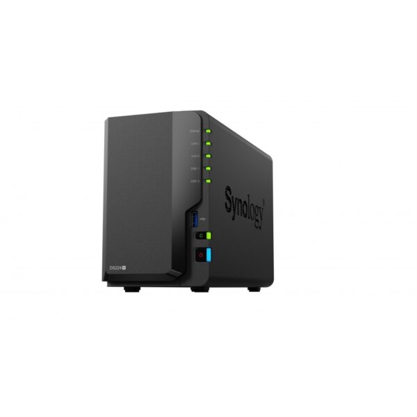 NAS SYNOLOGY DS224+ /2 BAHIAS NUCLEO CUADRUPLE HASTA 2.7 GHZ 2GB DDR4, AMPLIABLE HASTA 6GB/2 LAN GIGABIT/USB 3.2 X2/SATA/HOT-SWAP/ SIN DISCOS/ INTEL CELERON J4125 /HASTA 36 TB - Image 3
